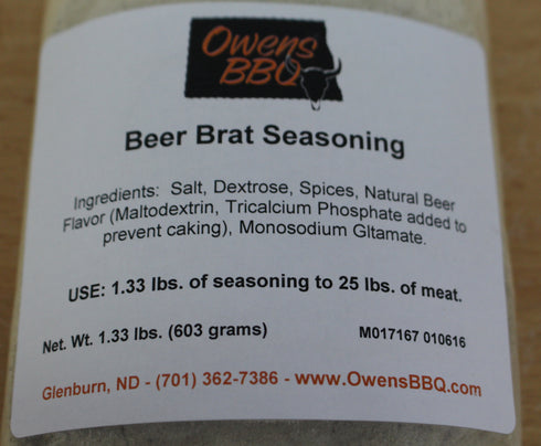 Beer Bratwurst Seasoning